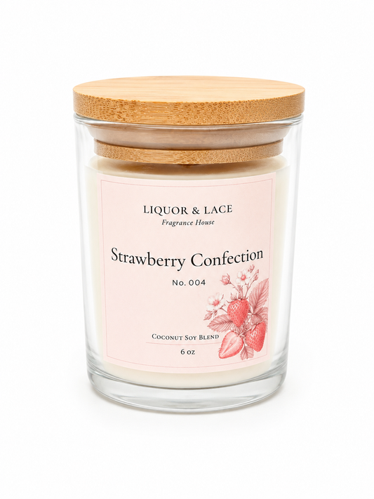 Strawberry Confection 6oz Coconut Blend Candle
