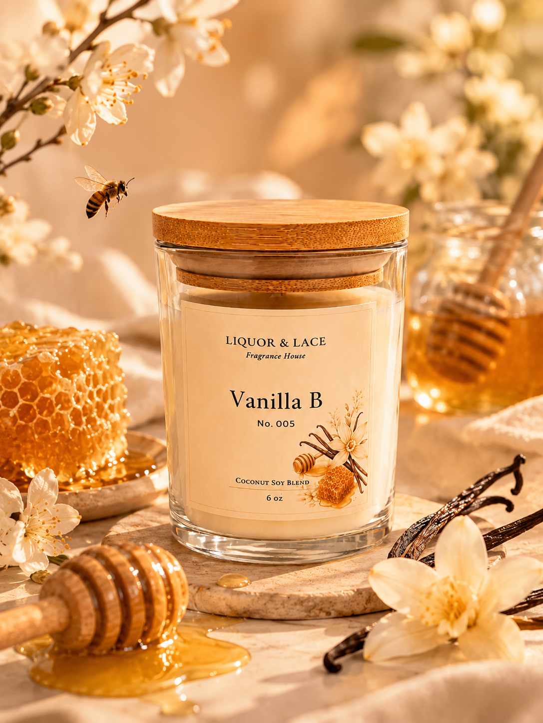 Vanilla B 6oz Coconut Blend Candle