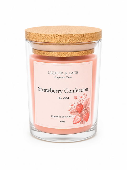 Strawberry Confection 6oz Coconut Blend Candle